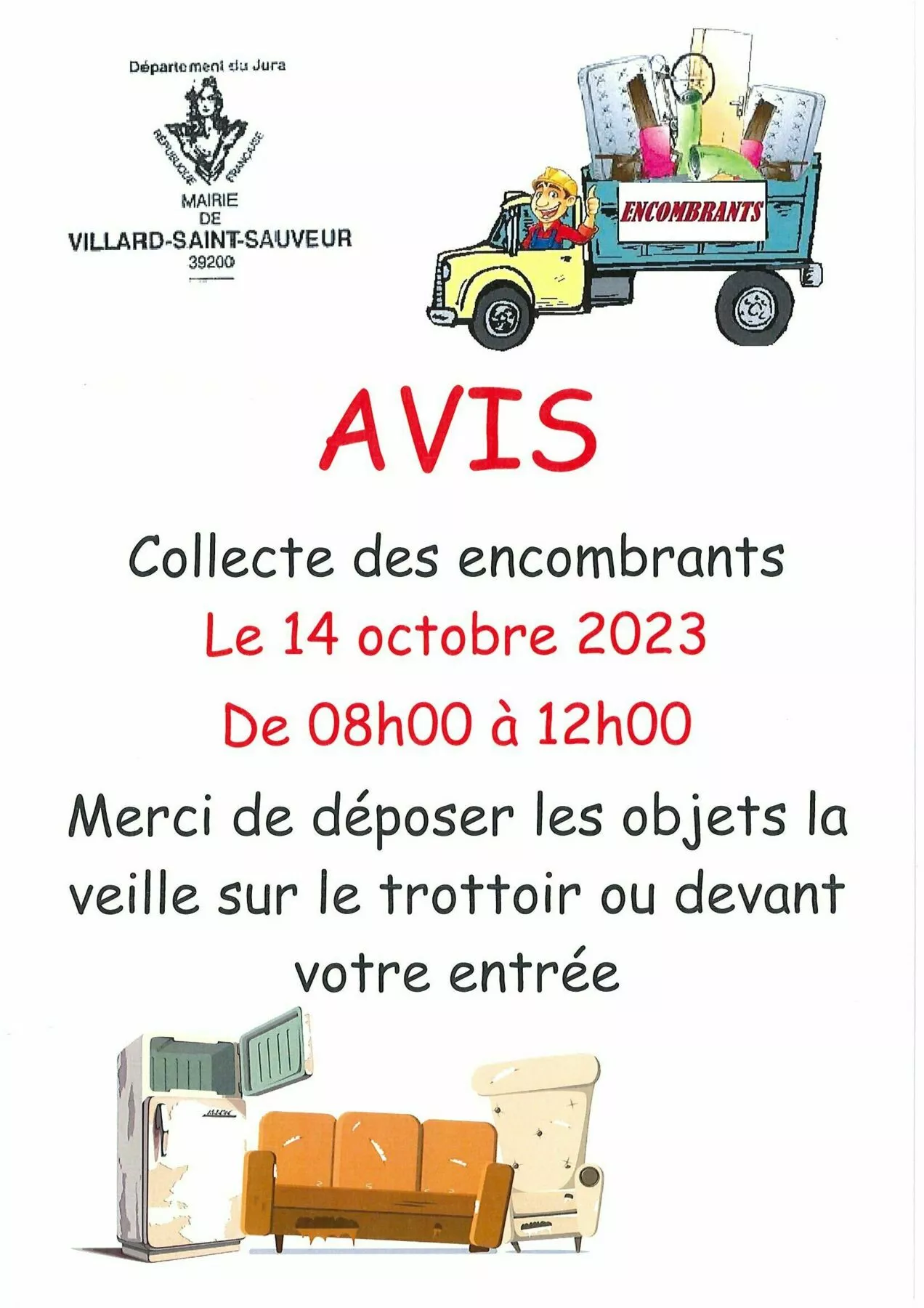 Ramassage des Encombrants                              